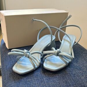 Loeffler Randall Mikel Blue Leather Heels 9